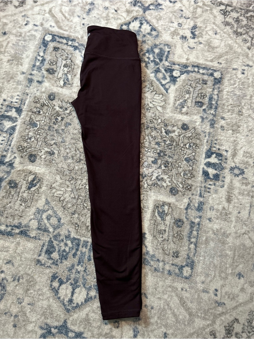 RBX Women’s High-Waist Athletic Leggings in Dark Plum - Picture 6 of 9